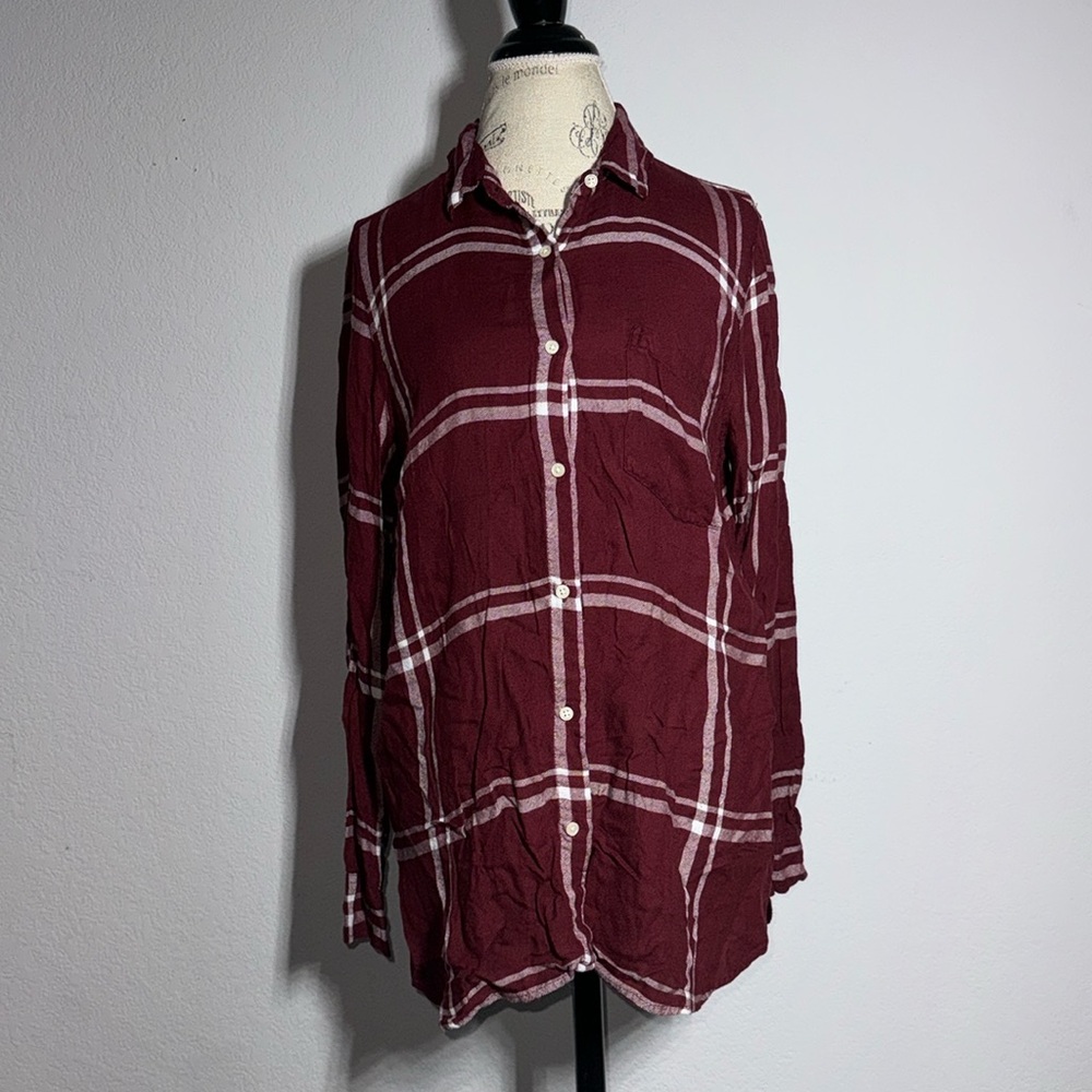 Old Navy Plaid Classic Button Down